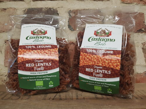 Castagno Organic Red Lentil Fusilli